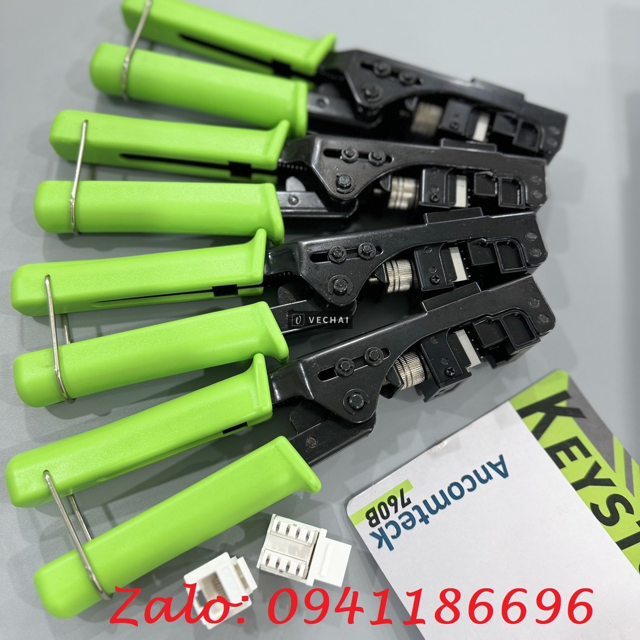 Sẵn Kìm bóp nhân mạng 1 lần 8 sợi chuẩn thẳng, ngang dùng cho nhân mạng Commscope, panasonic