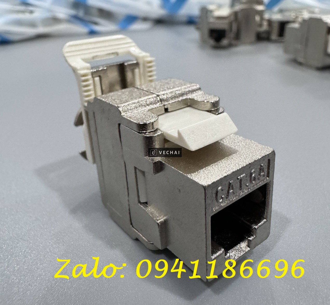 Nhân đấu nối RJ45 đa năng CAT6A FTP Shielded có chống nhiễu Ancomteck mã ACT-S6A-T001