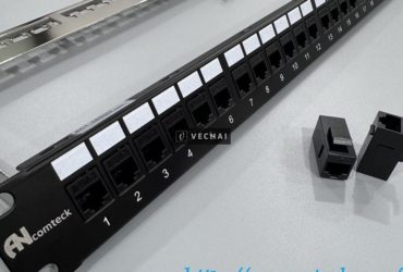 Thanh đấu nối mạng PATCH PANEL 8 port 1U chuẩn 19'' CAT5.CAT6.CAT6A , mã ACT-8S2S1U ANCOMTECACT-8S1U