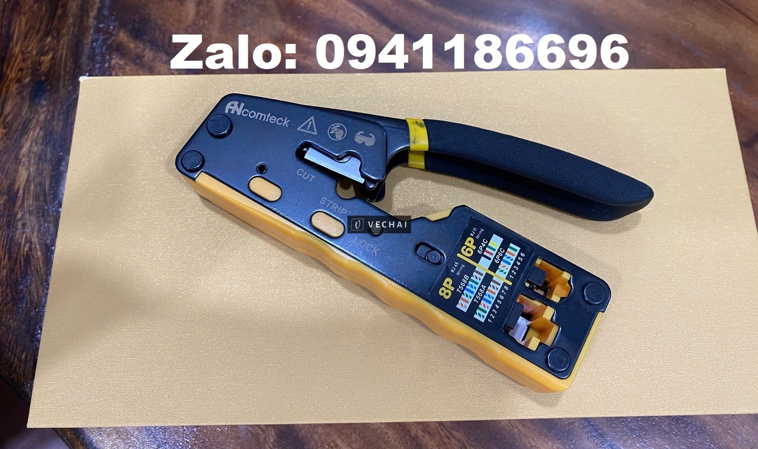 Kìm Bấm Hạt Mạng Xuyên Thấu RJ45 , ACT-TK7066 Ancomteck