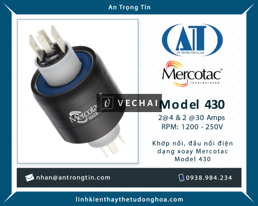 Nâng cấp hệ thống quay với Khớp nối xoay điện Mercotac – Model 1250