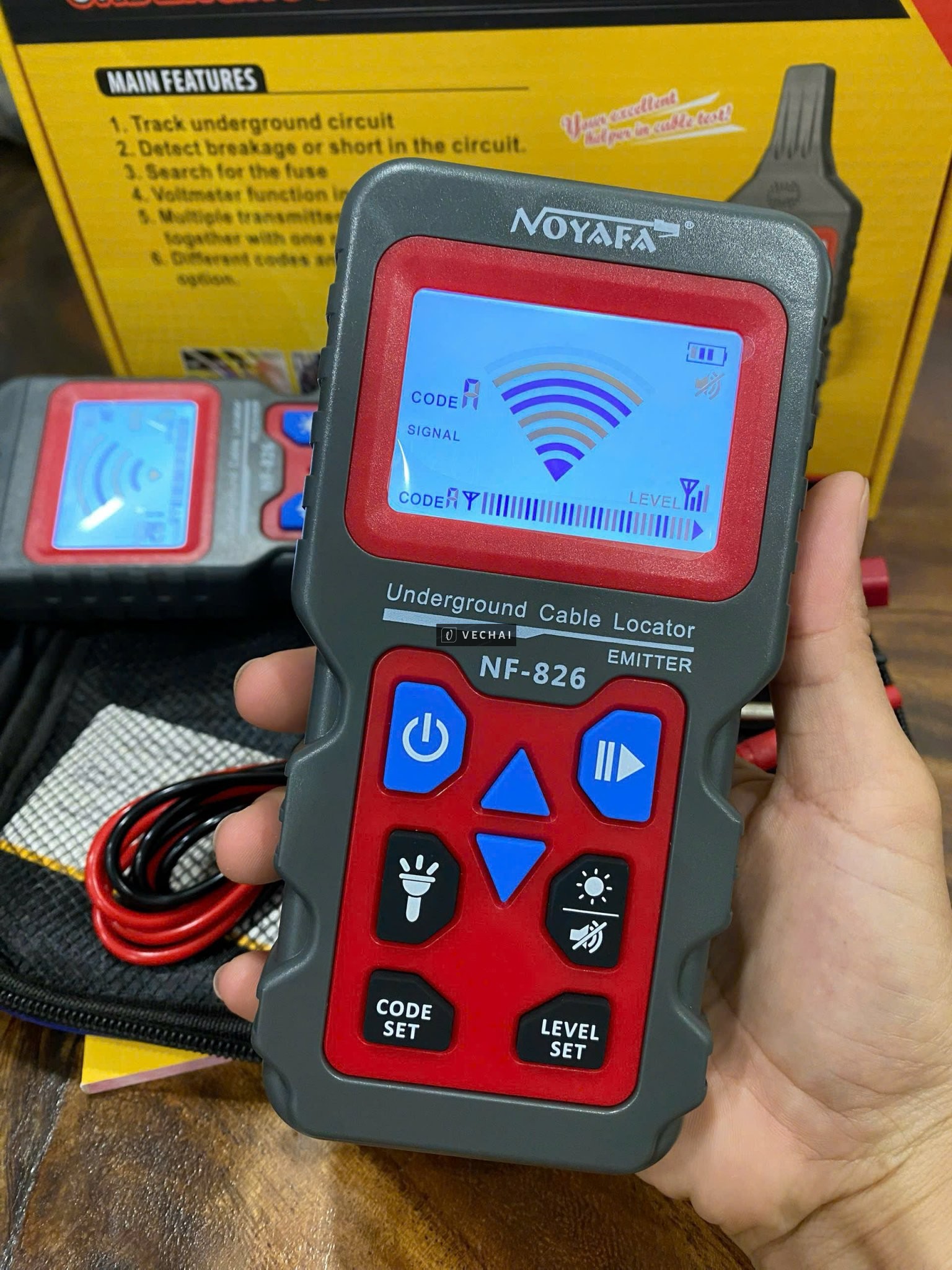 Máy dò dây ngầm cao cấp Noyafa 826