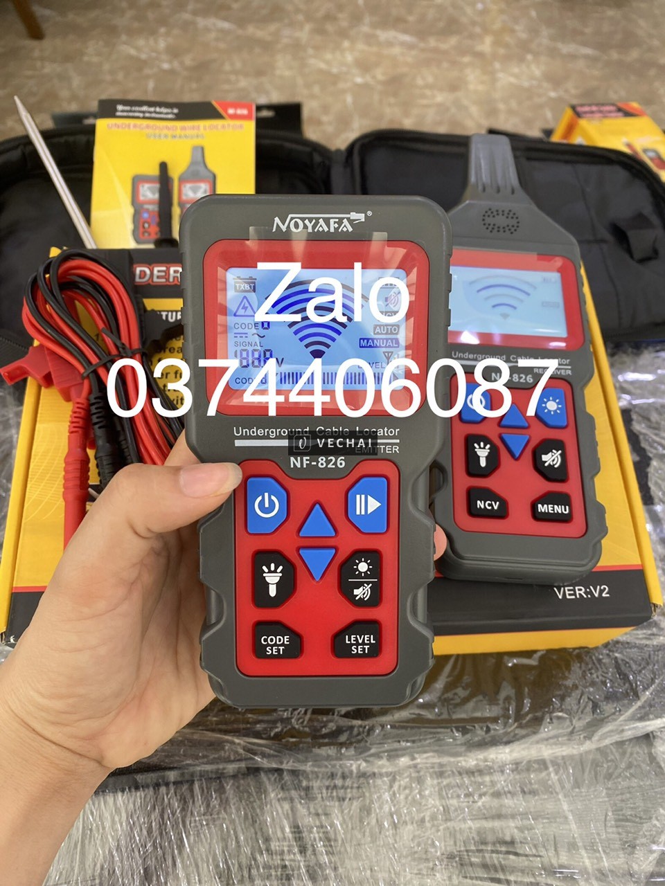 Máy dò dây ngầm cao cấp Noyafa 826