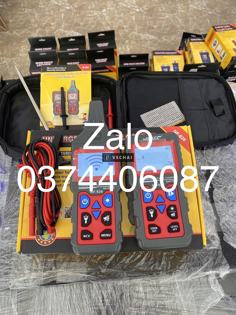 Máy dò dây ngầm cao cấp Noyafa 826