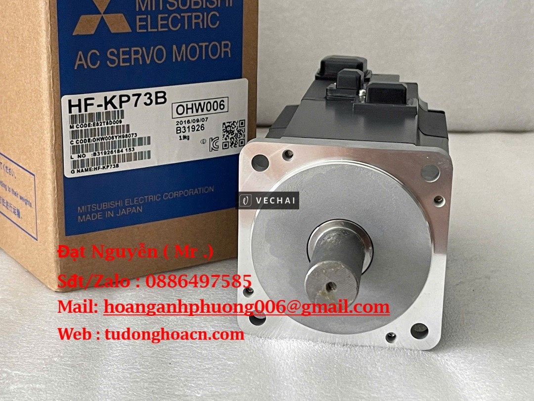 HF-KP73B Mitsubishi – Động cơ servo 750W, tốc độ cao, chính xác vượt trội
