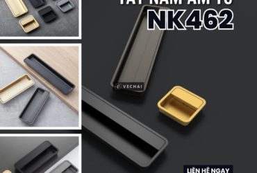 Tay nắm âm tủ dạng thanh trơn NK462 | Zalo 0901 196 552