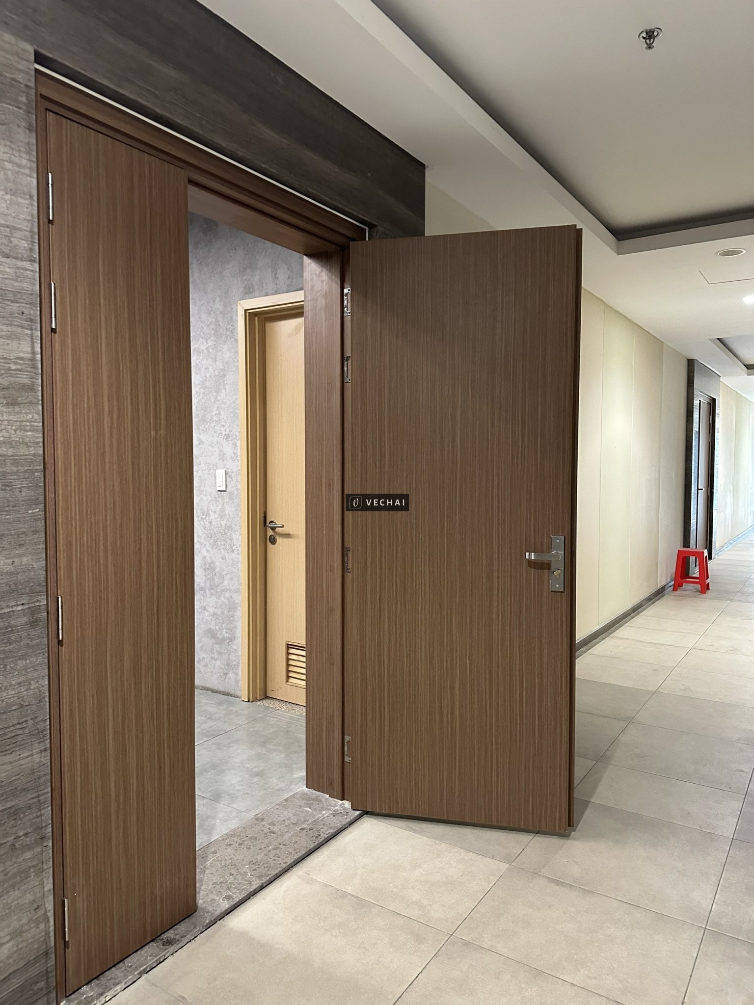 6 Mẫu cửa gỗ công nghiệp phòng ngủ hot nhất tại Hòa Bình Door