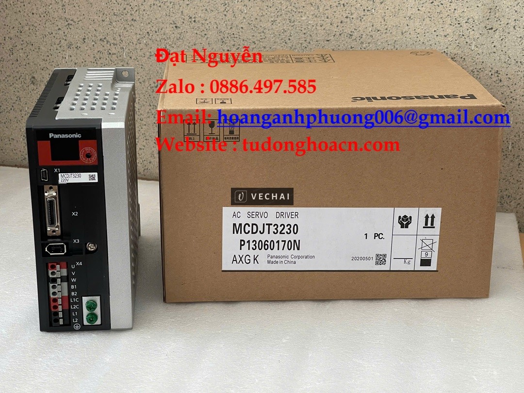 MCDJT3230 Panasonic Servo driver mạnh mẽ, tối ưu hóa hiệu suất