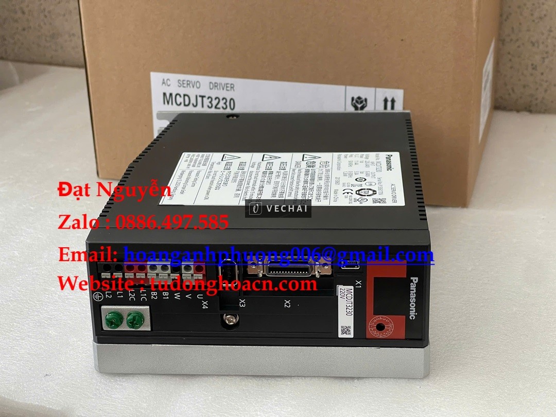 MCDJT3230 Panasonic Servo driver mạnh mẽ, tối ưu hóa hiệu suất