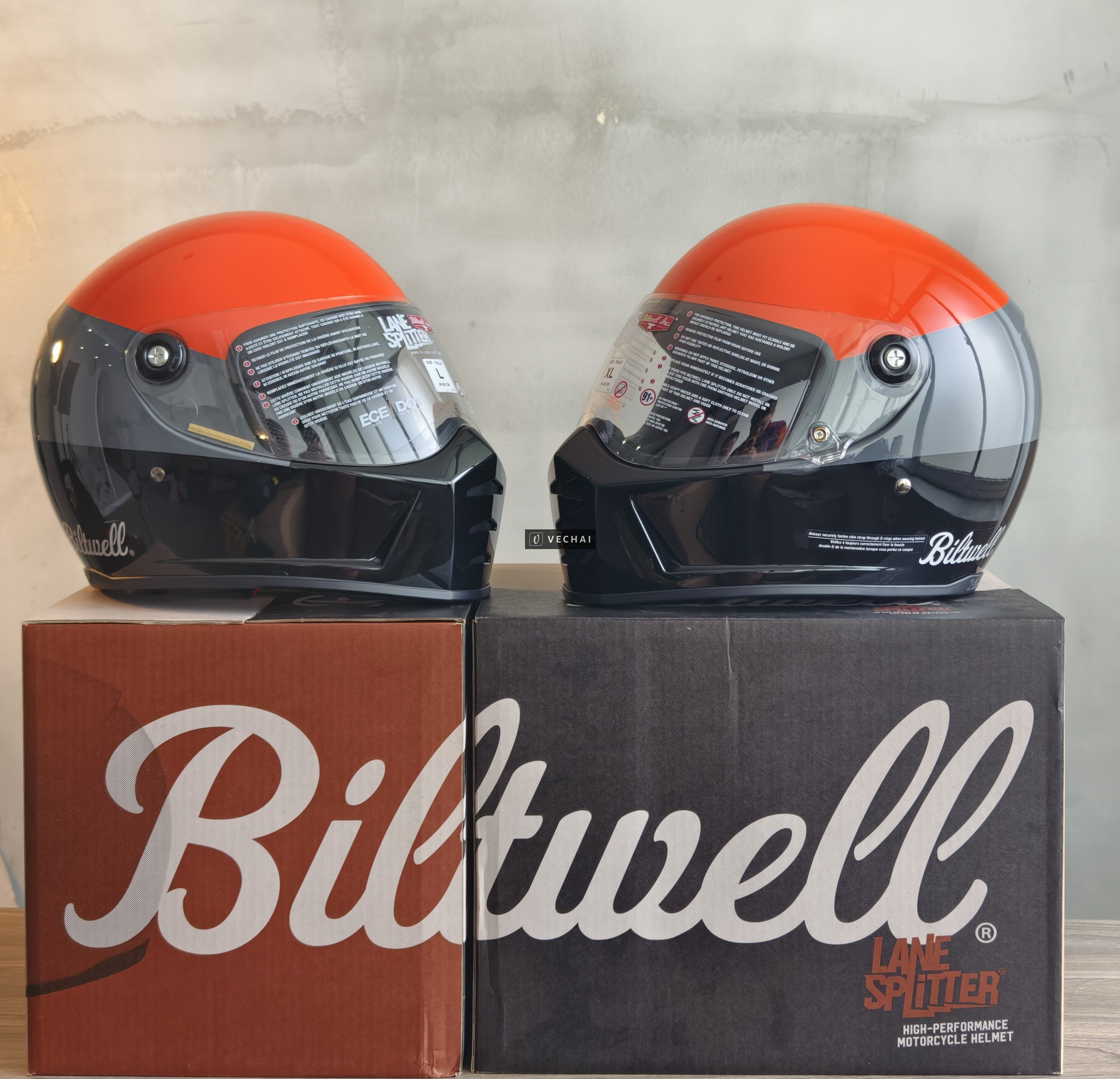 Thanh lý nón Biltwell Lane Splitter – Full Face Cổ Điển | New 100% Full Box