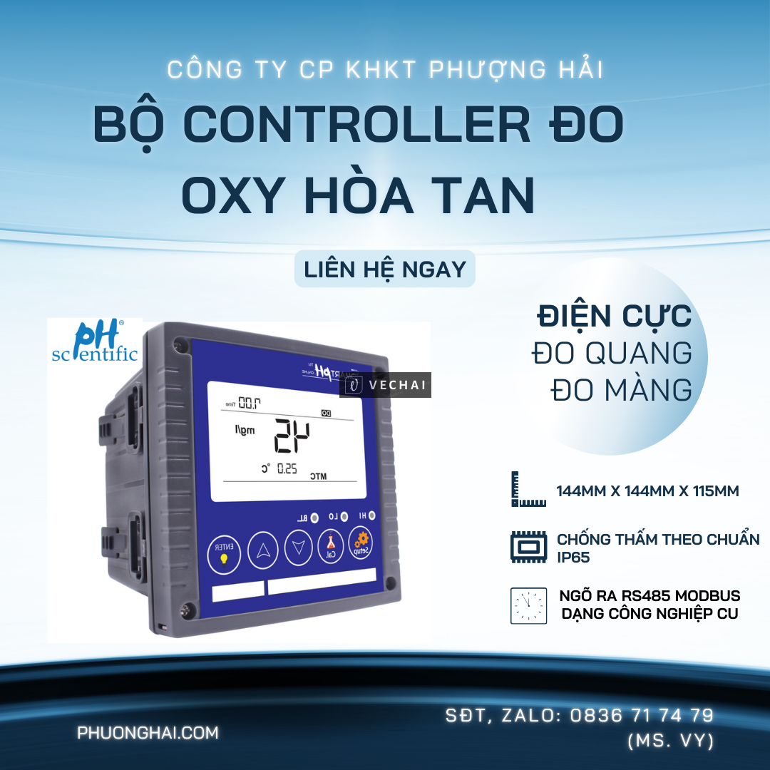 Bộ đo oxy hòa tan (DO) chính hãng – Độ chính xác cao