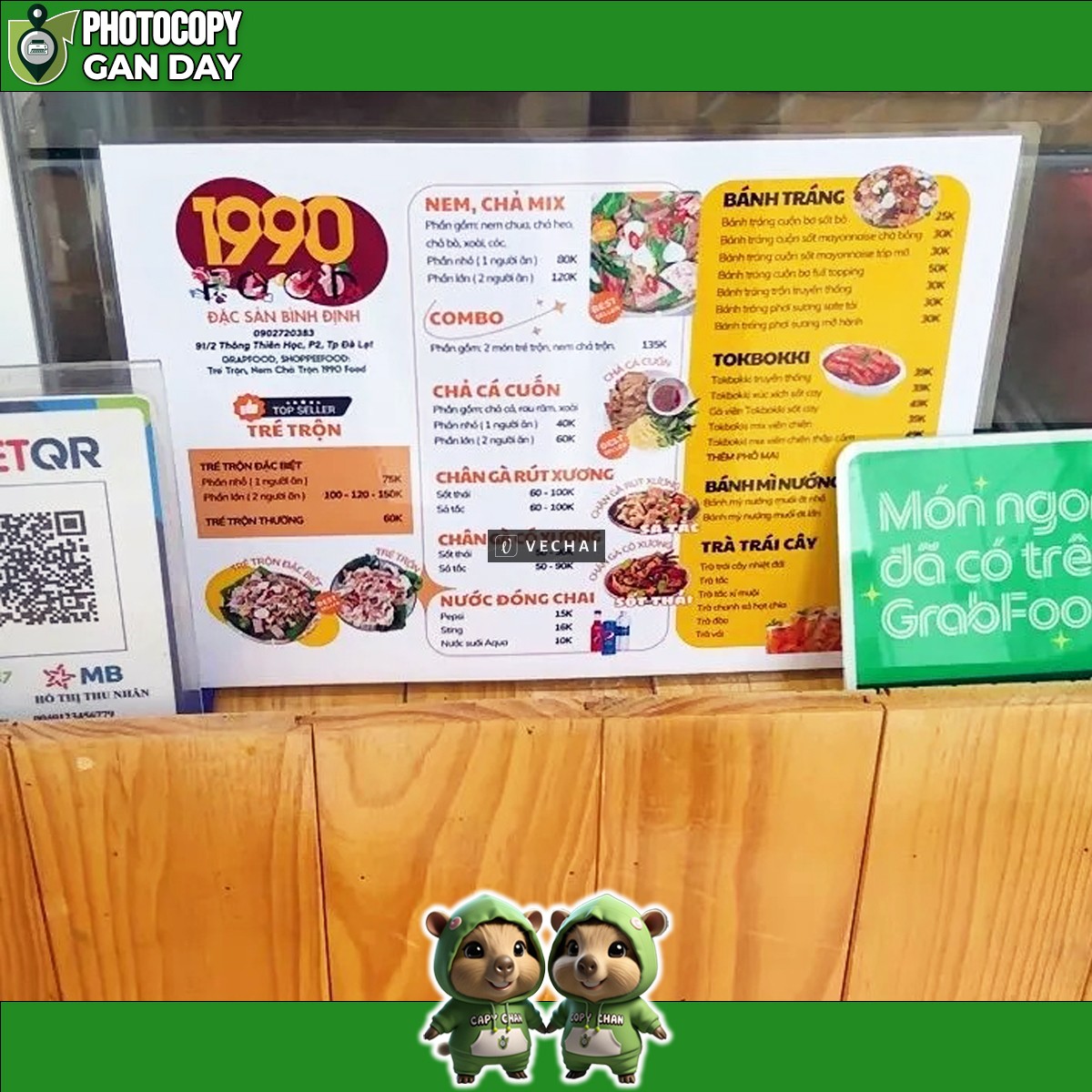 Dịch Vụ In Menu Theo Yêu Cầu A4 A5 A6 – Bền Đẹp