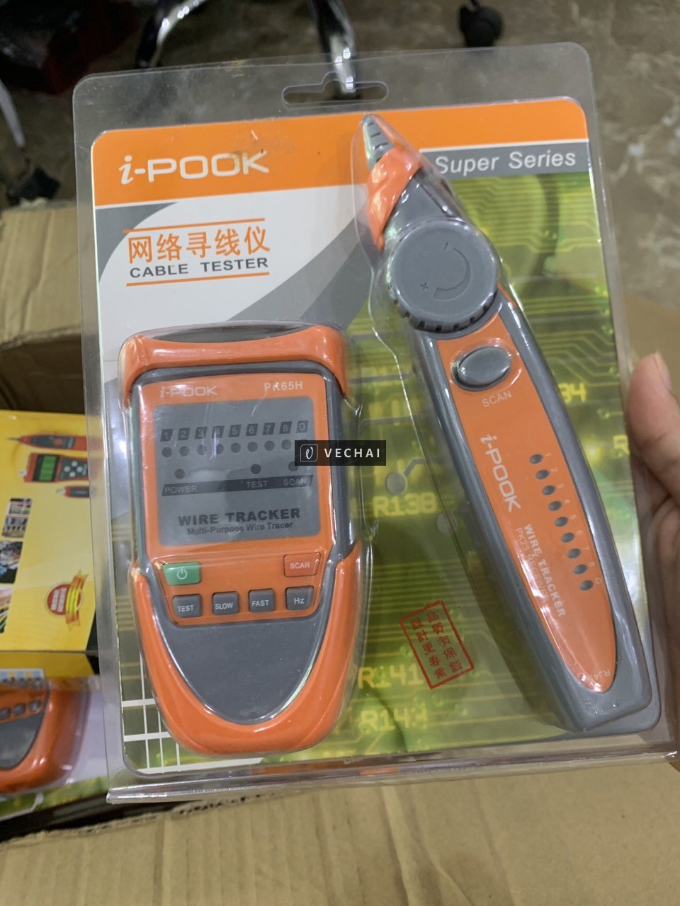 Máy Test cáp và Dò mạng I-Pook PK65H