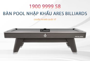 Bàn Bida Pool nhập Trung Ares (Xám)