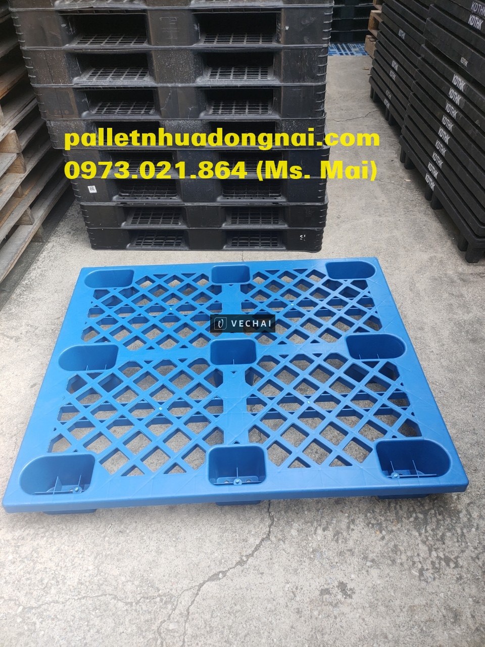 Pallet nhựa cũ bán thanh lý giá rẻ, giao hàng tận nơi