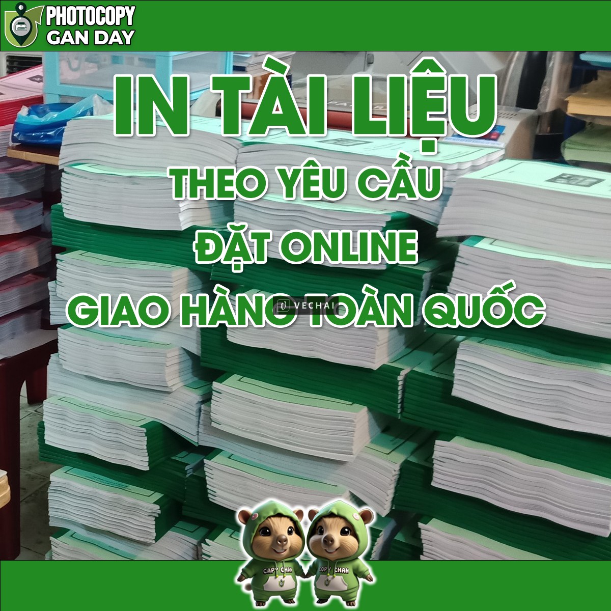 Đặt in tài liệu online – nhận hàng tại nhà qua Photocopy Gần Đây