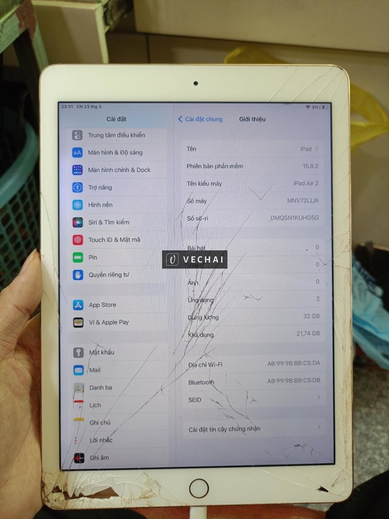 Bán Ipad air 2 32g
