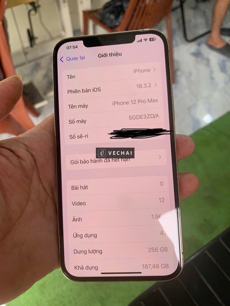 Bán 12pm 256G gold zin áp keng