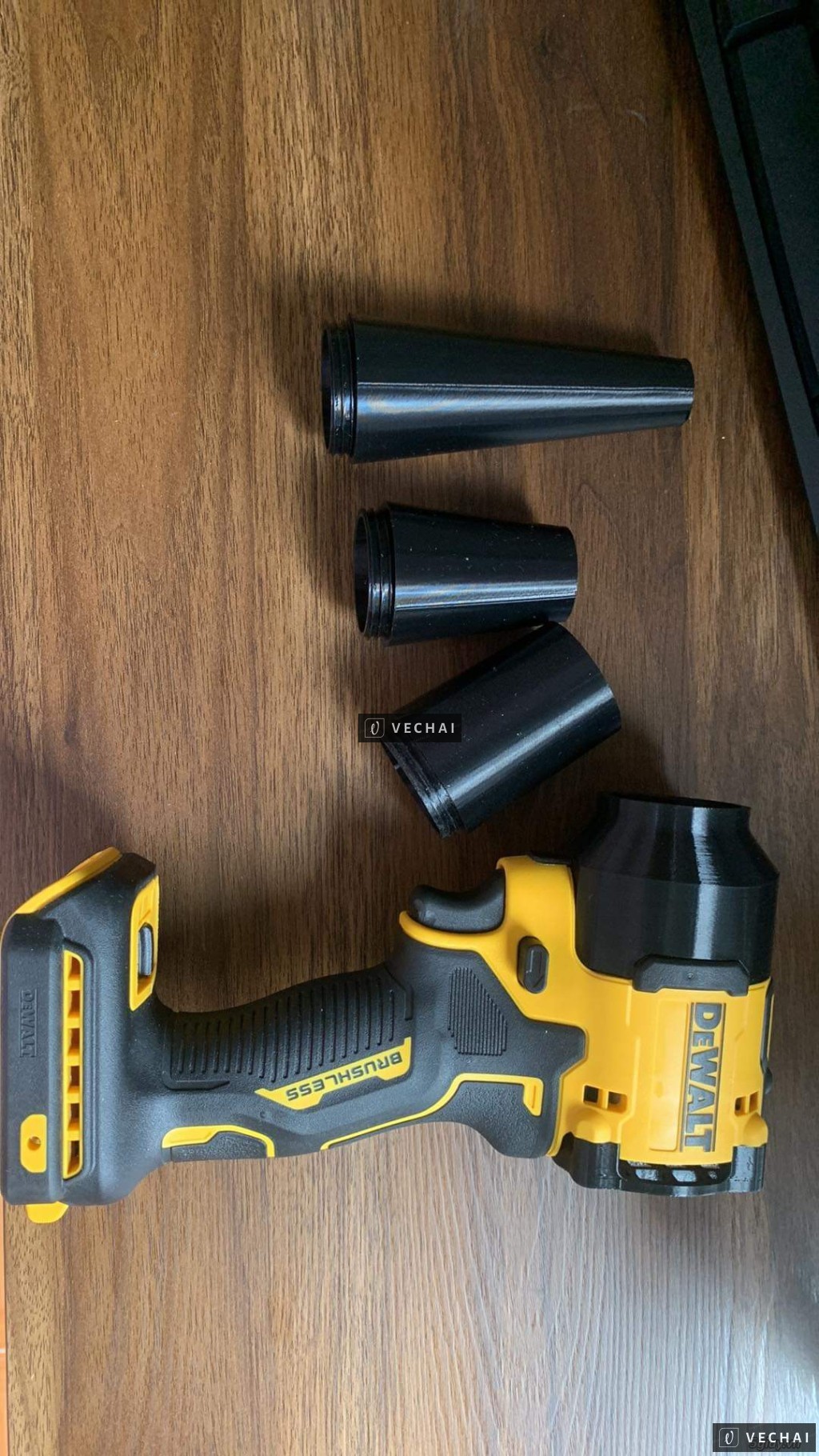 Máy thổi phản lực DIY xài pin Dewalt
