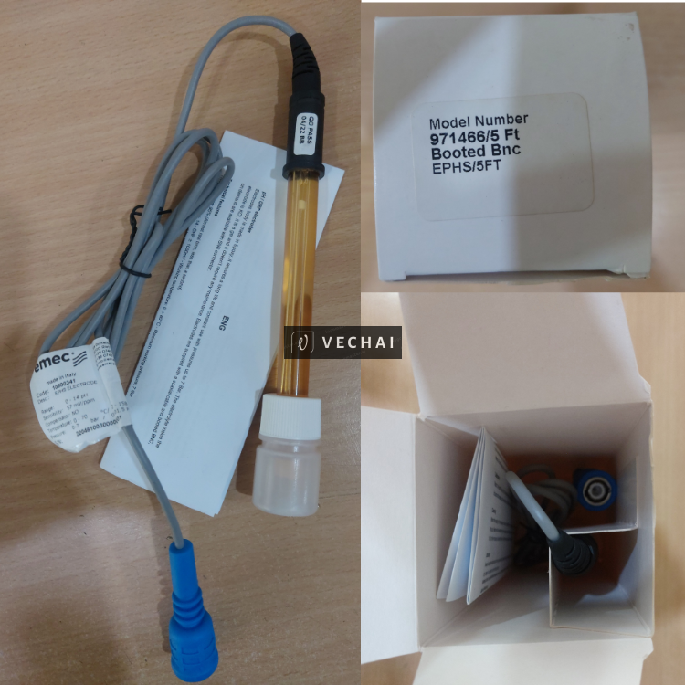 Đầu dò pH, sensor pH, Cảm biến pH hãng EMEC Italy, Model EPHS