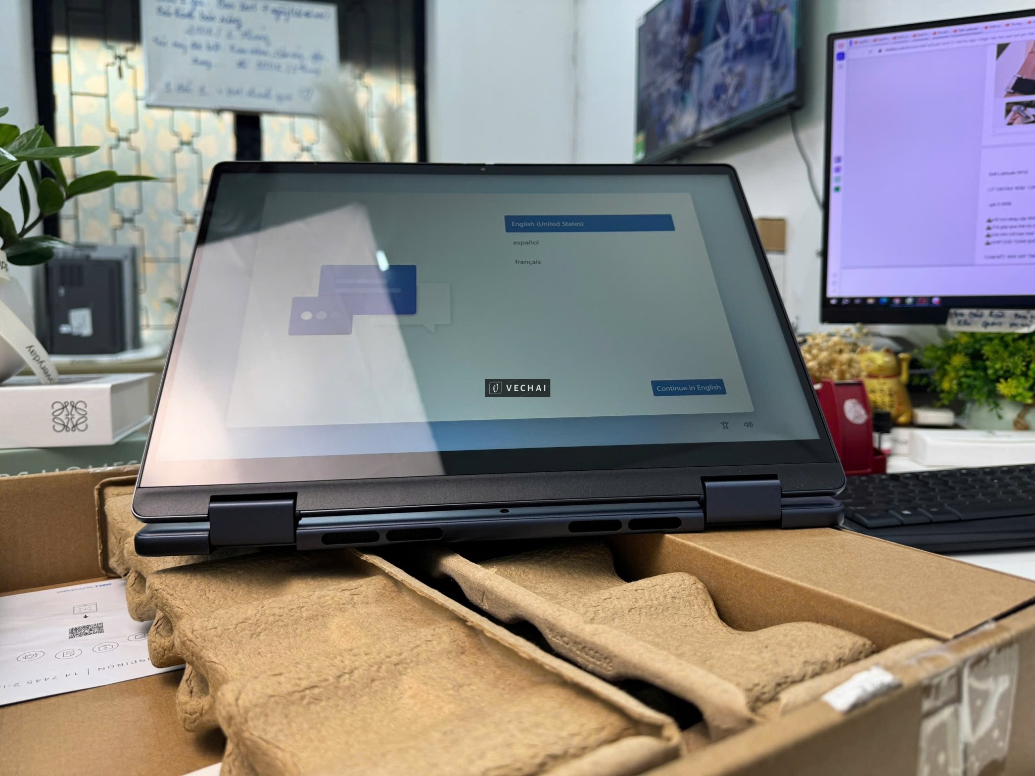 Dell Inspiron 7445 bản 2in1 | Ryzen 7 8840HS/ RADEON 780M/  16GB/ 1TB/ FHD TOUCH/ CAM IR LED VÂN/  P