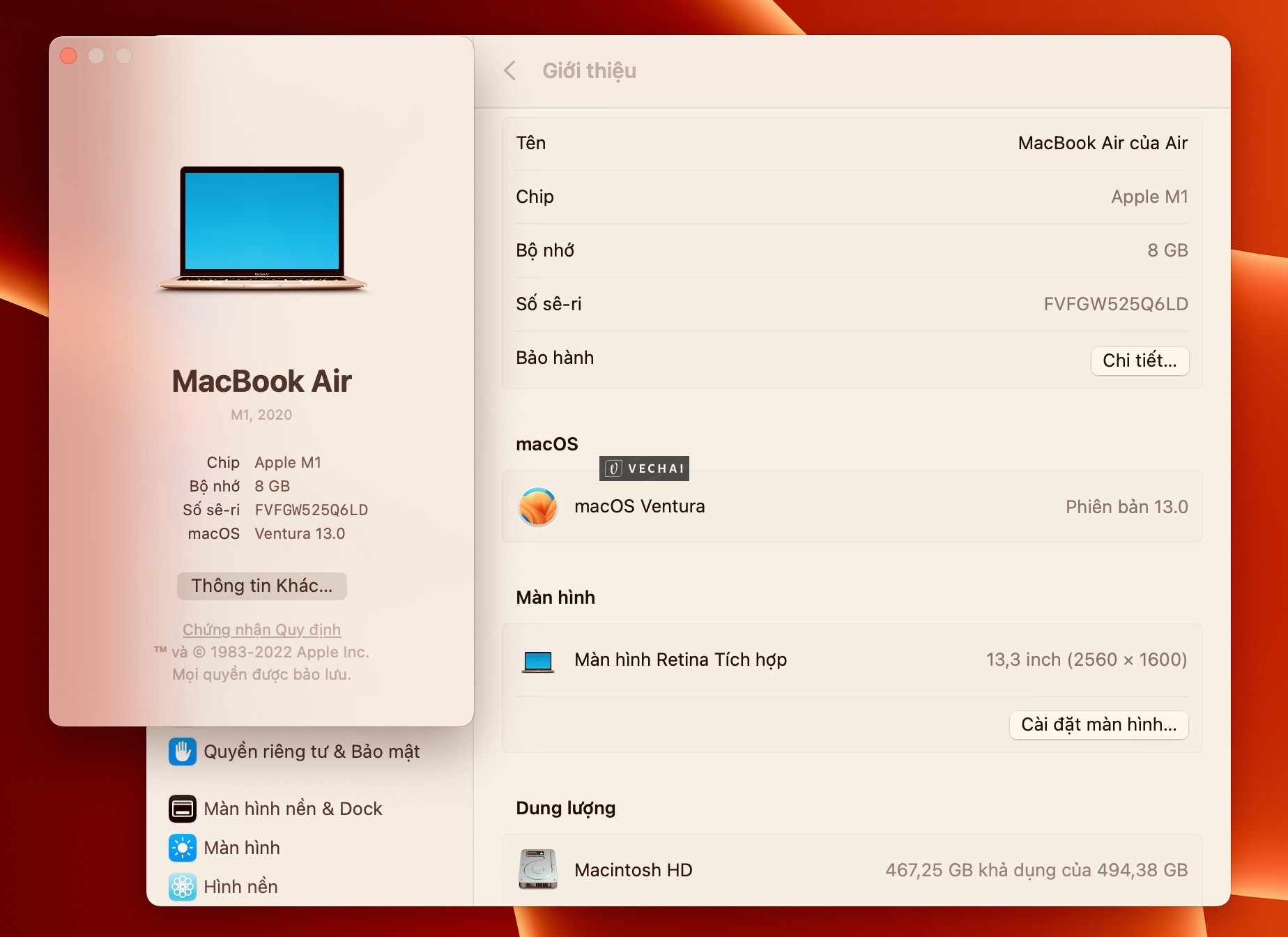 Giá cực sốc cho sản phẩm đỉnh cao! MacBook Air M1/8/512 chỉ 13tr990k.