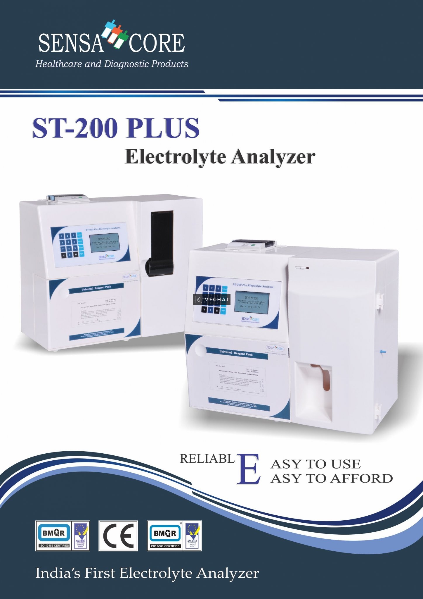 Máy phân tích điện giải 6 thông số SENSA CORE ST-200 Plus