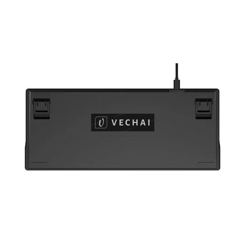 Bàn phím cơ Gaming DAREU EK75 White-black (2 sides RGB strip, Multi-Led, PBT Double Shot OEM profile