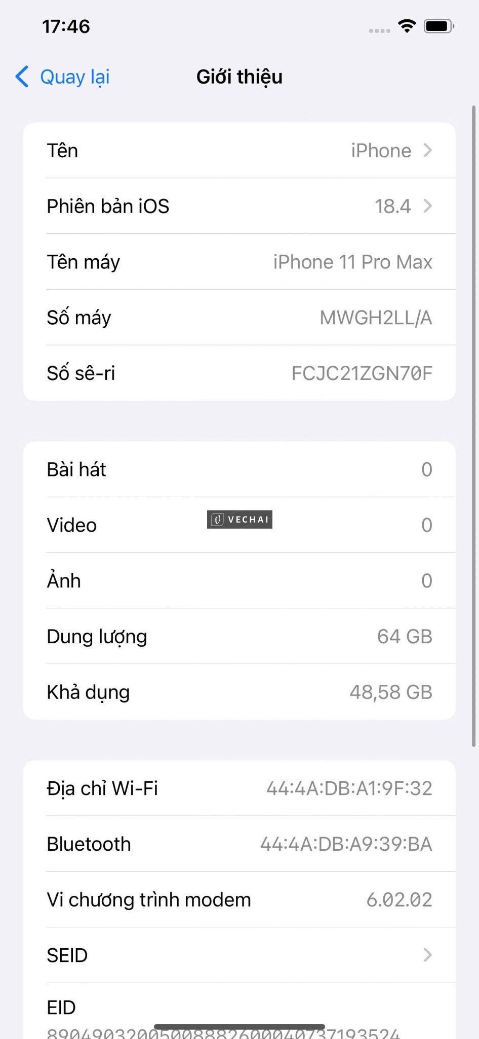 IPHONE 11 PRO MAX 64GB GOLD QUỐC TẾ TIỆN LỢi