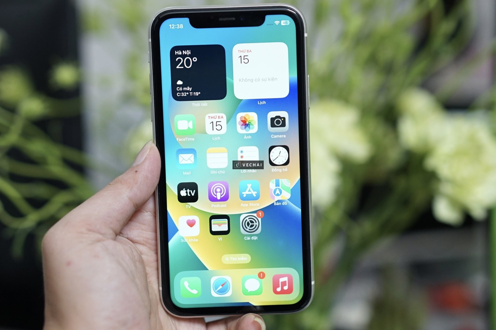 iPhone 11 white 128Gb – quốc tế 2 sim iOS 16.6.1 hiếm