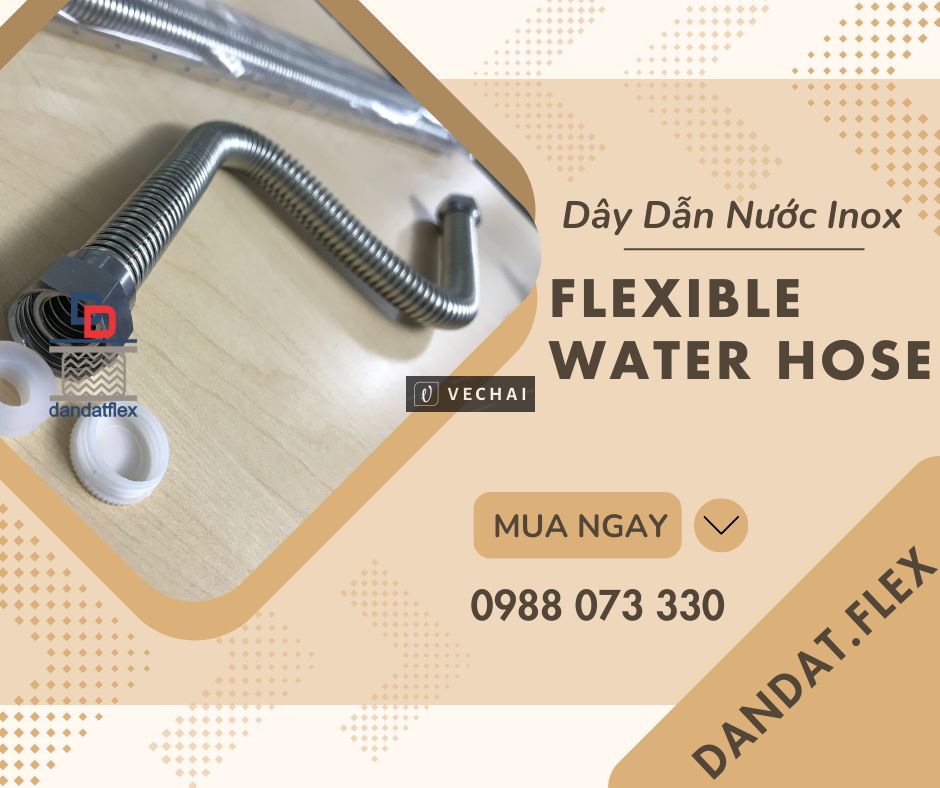 Dây Dẫn Nước/Flexible Water Hose/Dây Dẫn Nước Inox Chịu Nhiệt/Dây Cấp Nước Inox 304/Ống Dẫn Nước Mềm