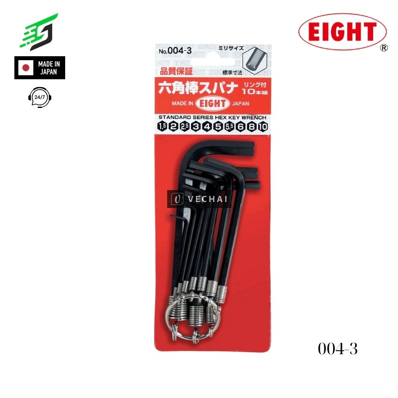 Bộ 10 lục giác EIGHT 004-3