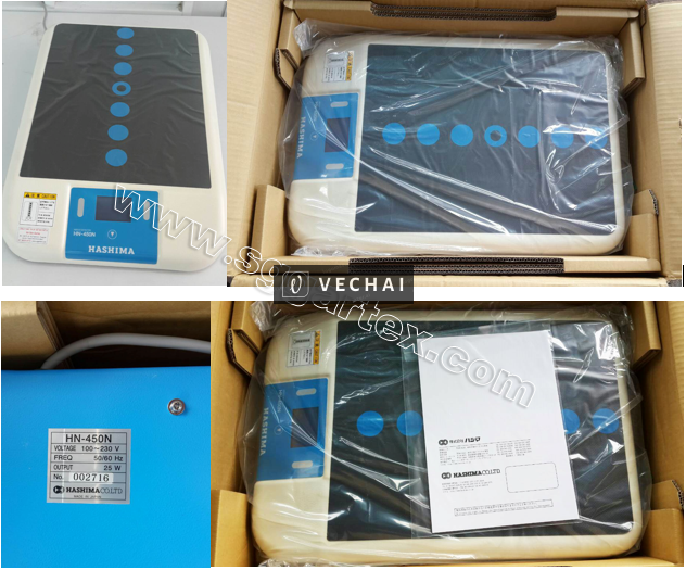 Máy dò kim loại ngành may tự động kiểm tra.