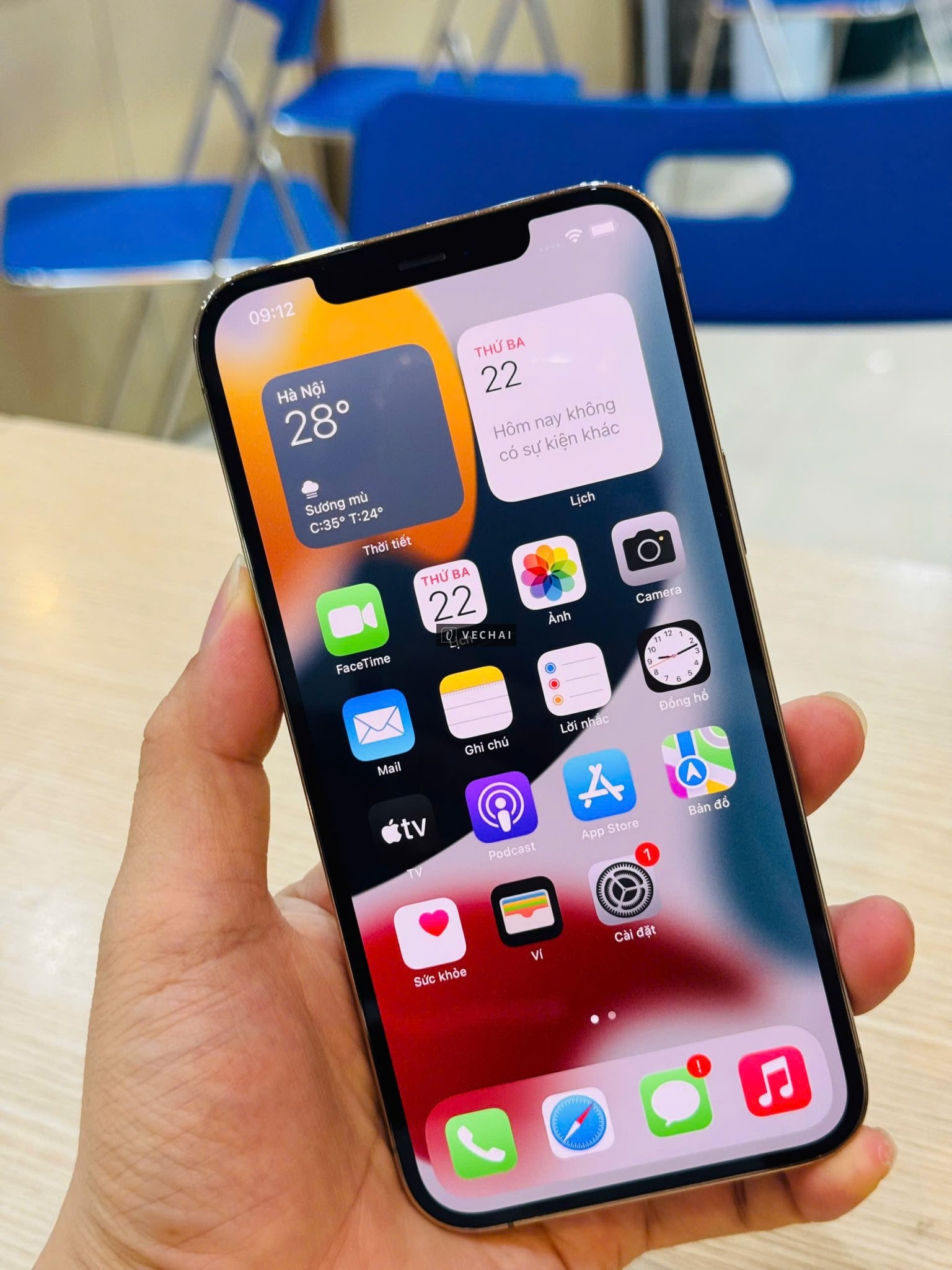 IPHONE 12 PRO MAX 128GB GOLD SIÊU XỊN – Tiện lợi để làm việc, học tập, giải trí   – Tiện lợi lắp đc