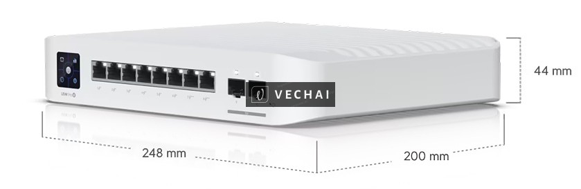 Thiết bị chuyển mạch Ubiquiti UniFi Switch Lite 8 PoE (USW-Lite-8-PoE)