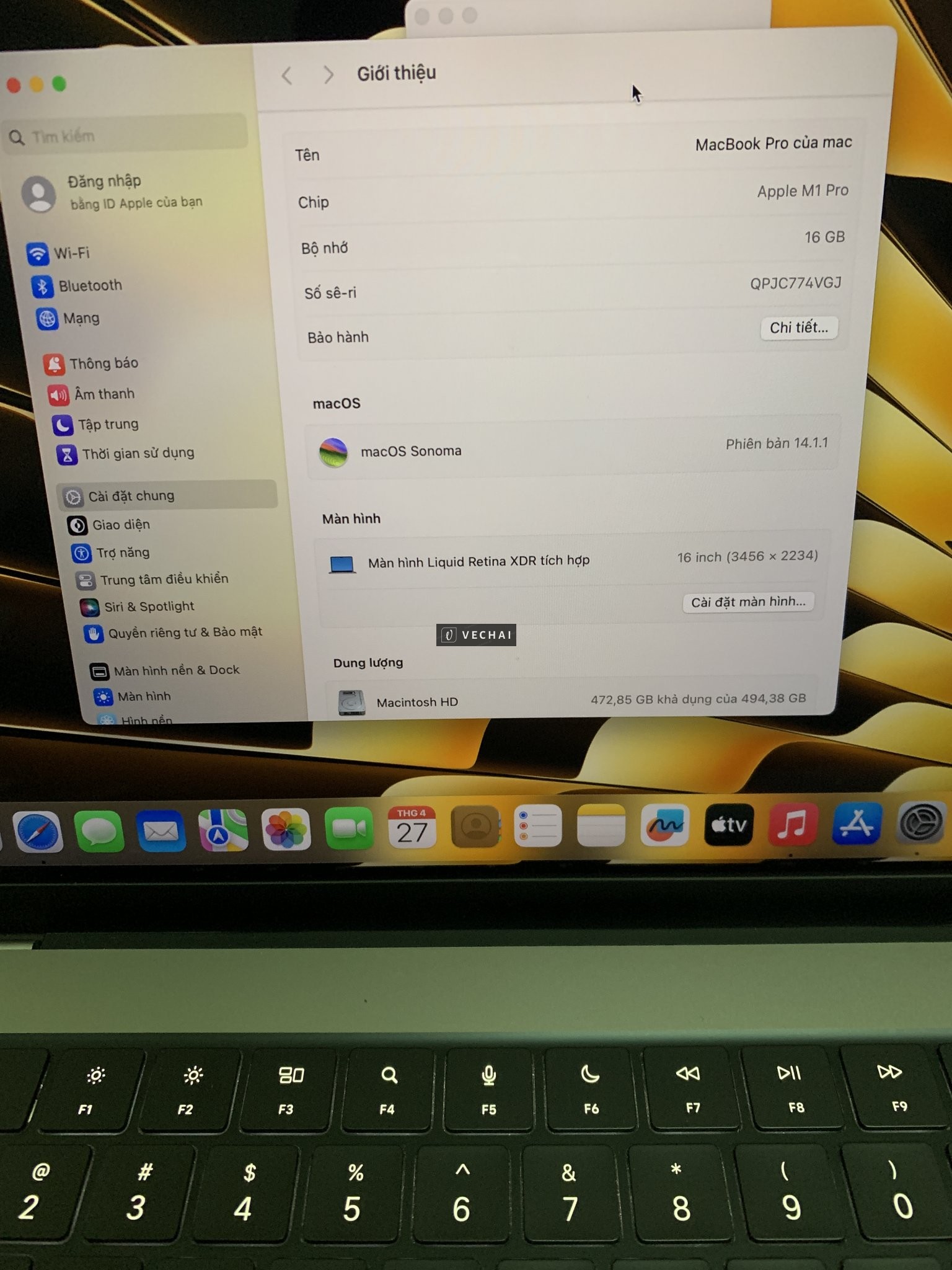 Cần bán macbook pro 16inch M1 pro