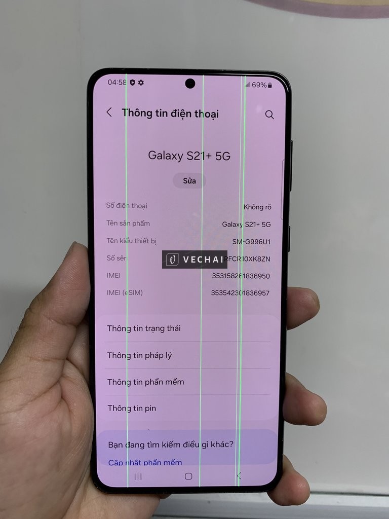 Bán Xác Samsung S21 Plus 5G sọc