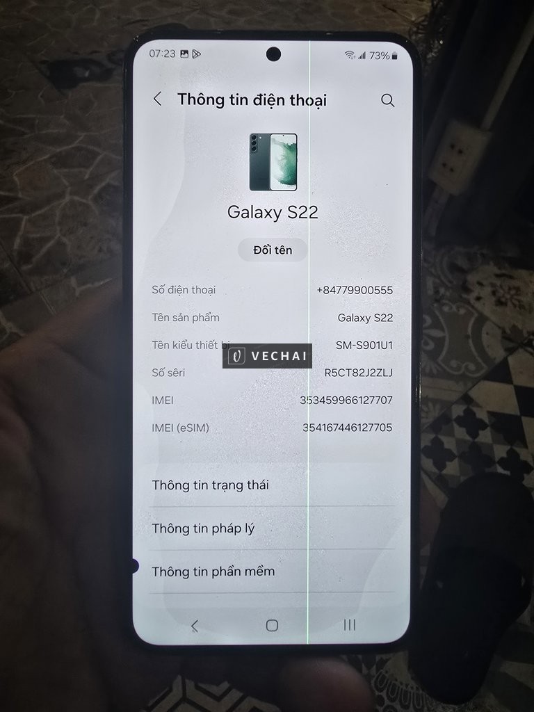 Bán s22 bản mỹ 8/128 sọc
