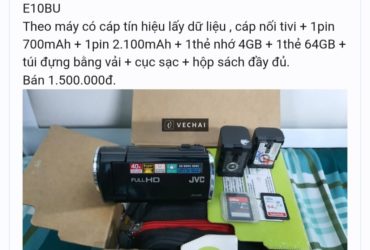 Cần bán máy quay phim JVC như hình