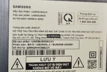 Đàn cần thanh lý 1 em Smart tivi Samsung 85inch like new