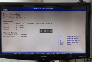 Thùng CPU Mainboard ASUS socket 775, duo core 2.9G, ram 3G