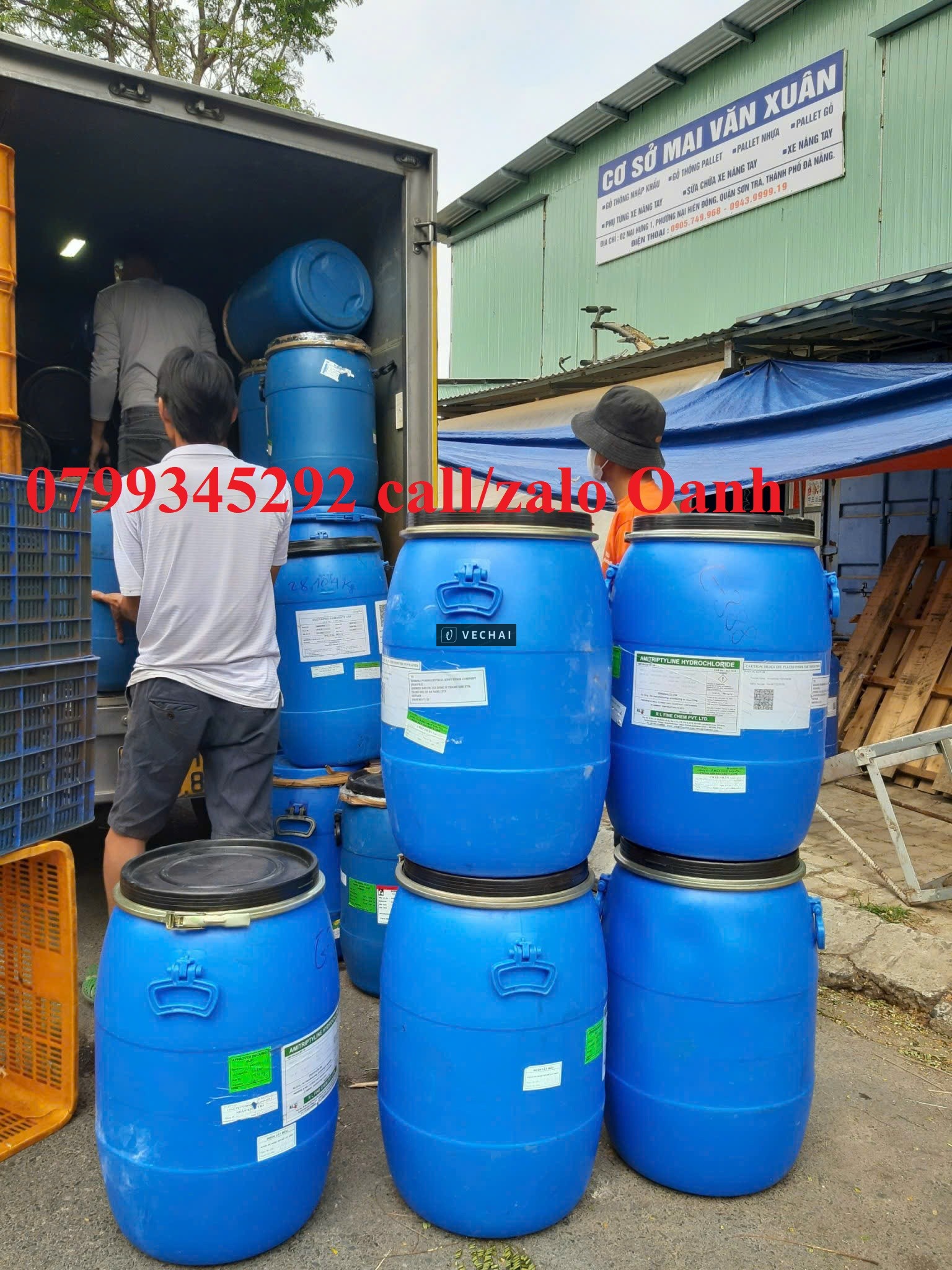 Thanh lý thùng phuy nhựa 200 lít tại Huế, Quảng Trị, Đà Nẵng – 0799345292