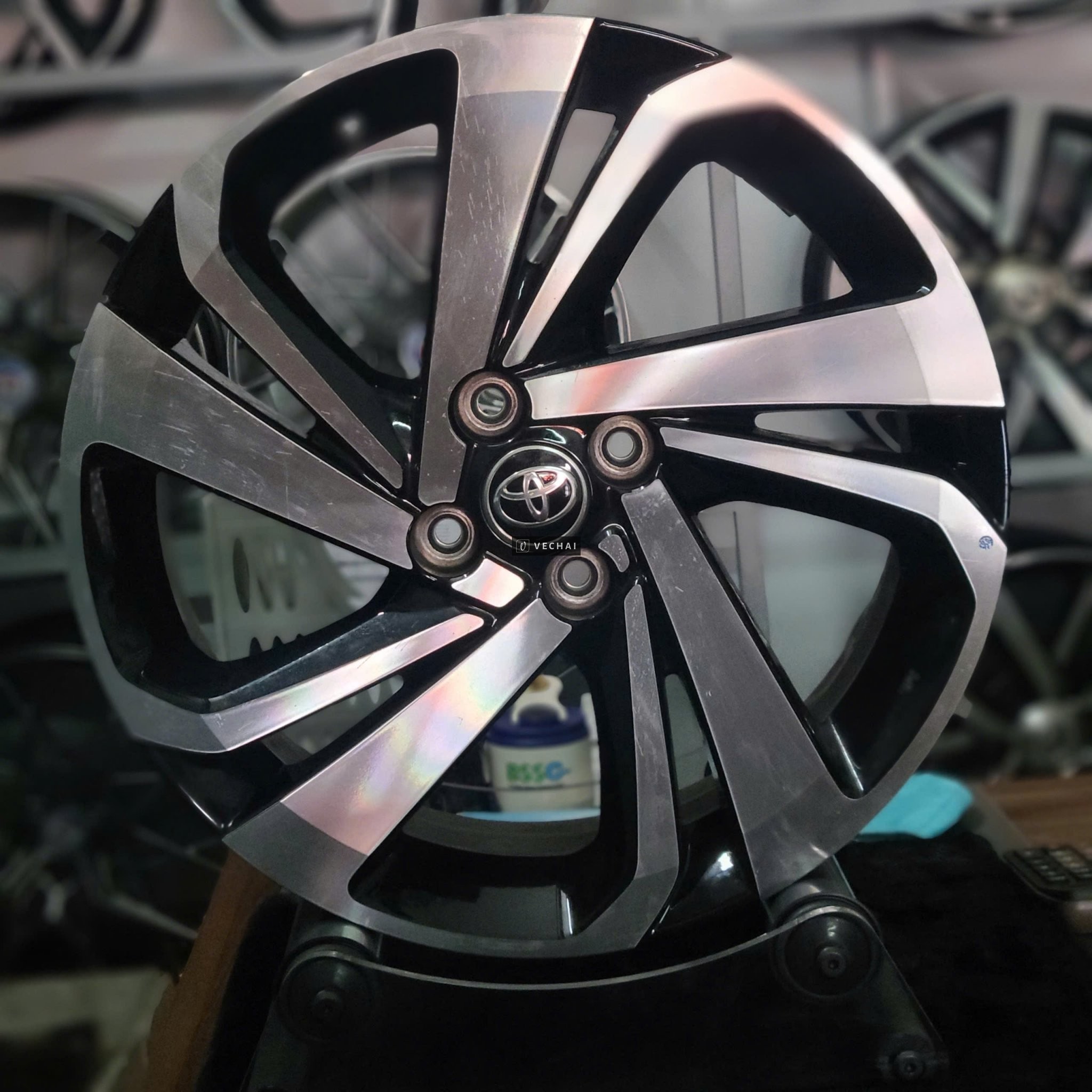 Thanh lý 4 mâm zin Toyota Raize 17 inch hàng tháo xe