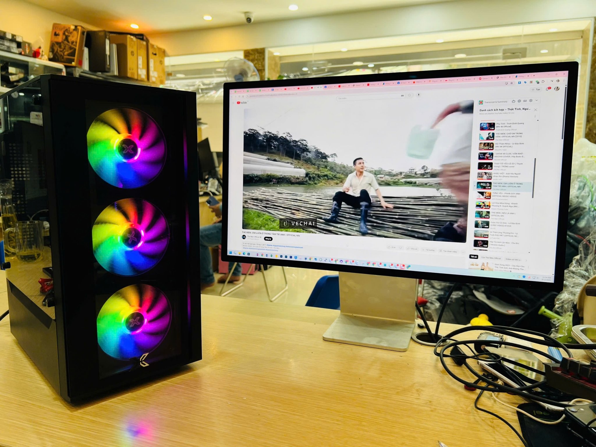 Thanh Lý Bộ Case Ryzen 5 5500 RTX 3050 Vừa mua cellphoens BH 3 năm