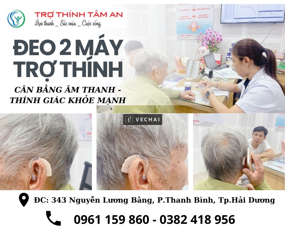 máy trợ thính tâm an Hải Dương 343 Lê Thanh Nghị