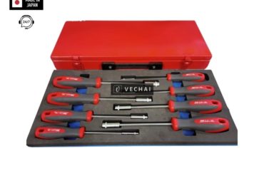 BỘ TÔ VÍT ĐẦU TUÝP 9 CHI TIẾT ANEX HXT-6000 NHẬT BẢN