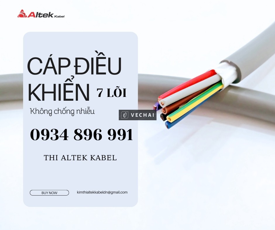 Cáp Điều Khiển Chống Nhiễu 7×0.5mm² Altek Kabel | Giá Tốt Hà Nội – Đà Nẵng– HCM