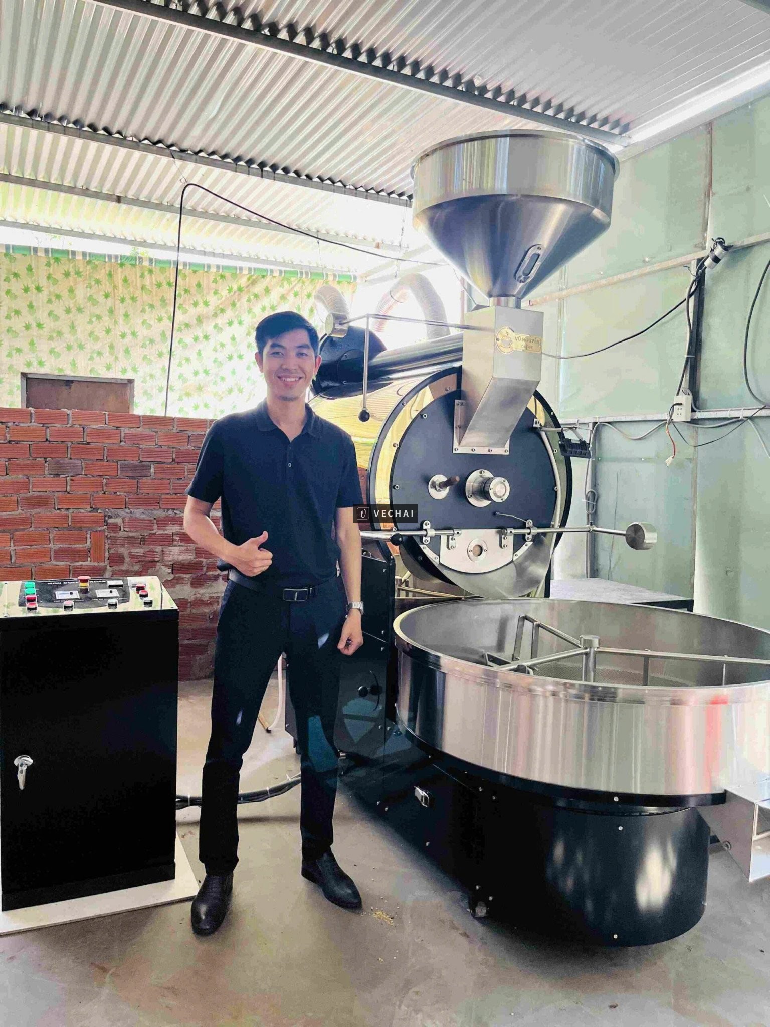 Máy rang cà phê 20kg Mon Roaster