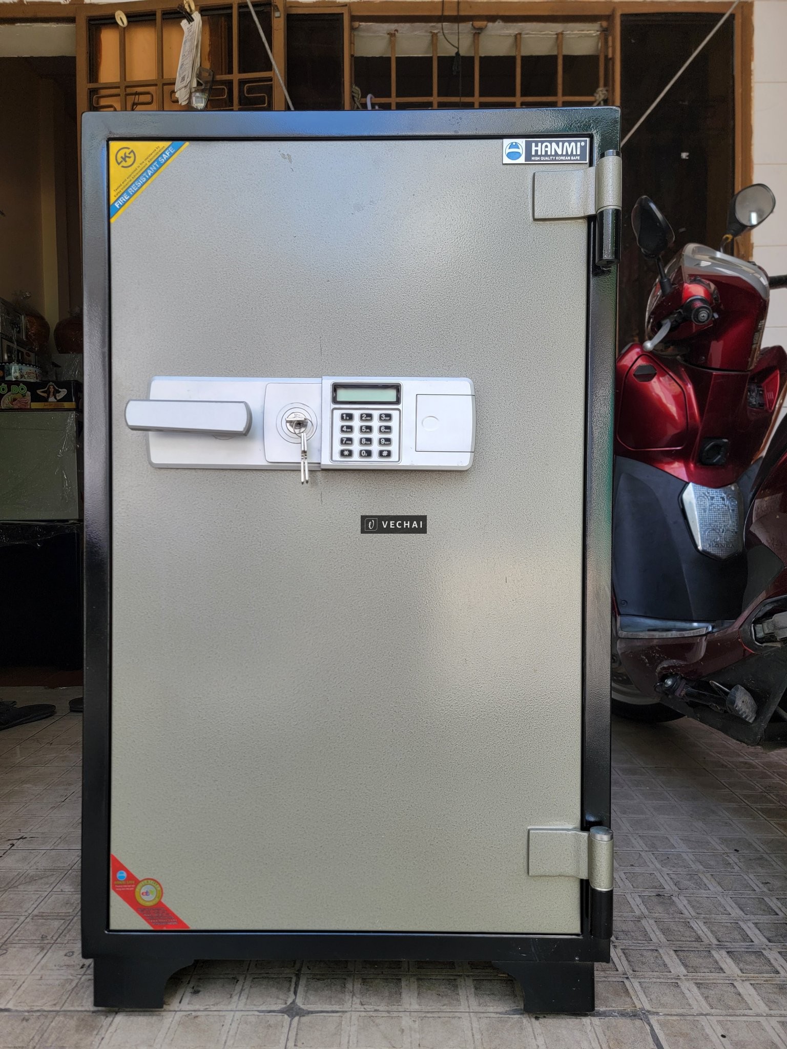 Thanh lý két sắt Hanmi 100E NẶNG 210KG