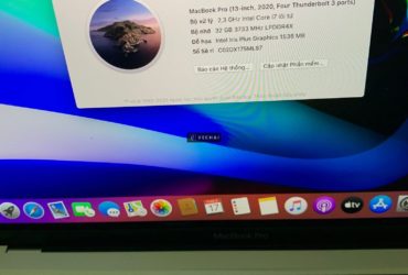 Thanh lý macbook pro 2020 ram 32gb/1Tb ổ cứng